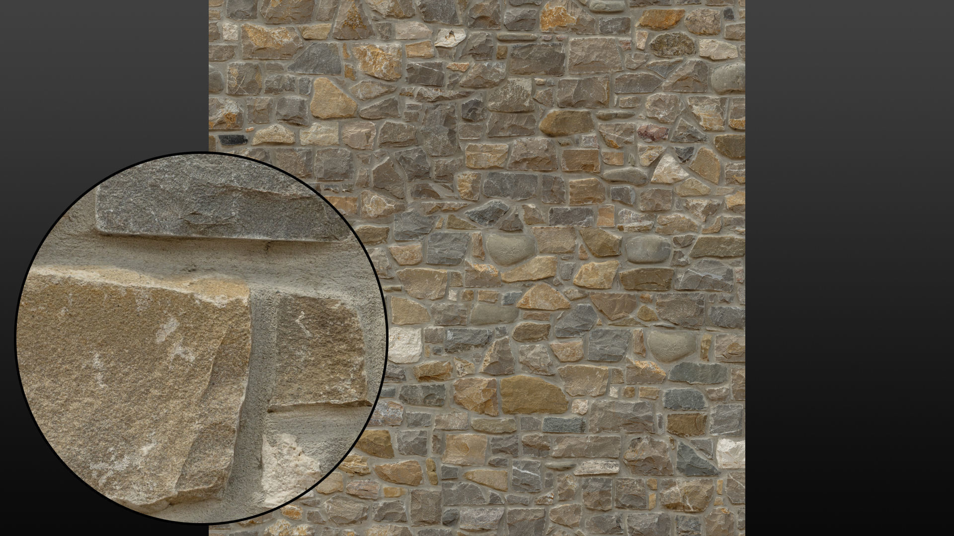 Italian stone wall Texture_6