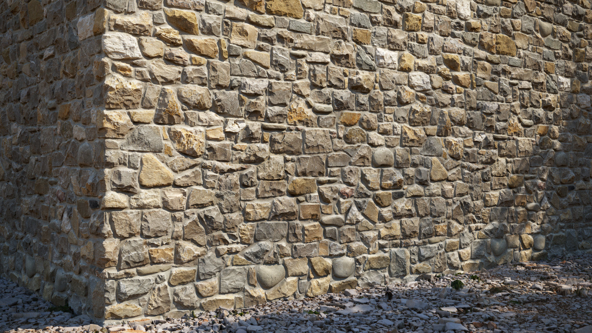 Italian stone wall Texture_1