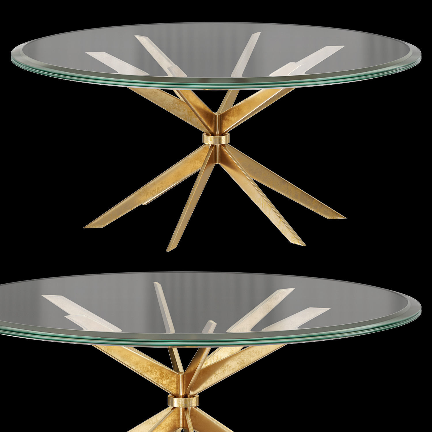 Lauw coffee table by Vicalhome 3D model_1