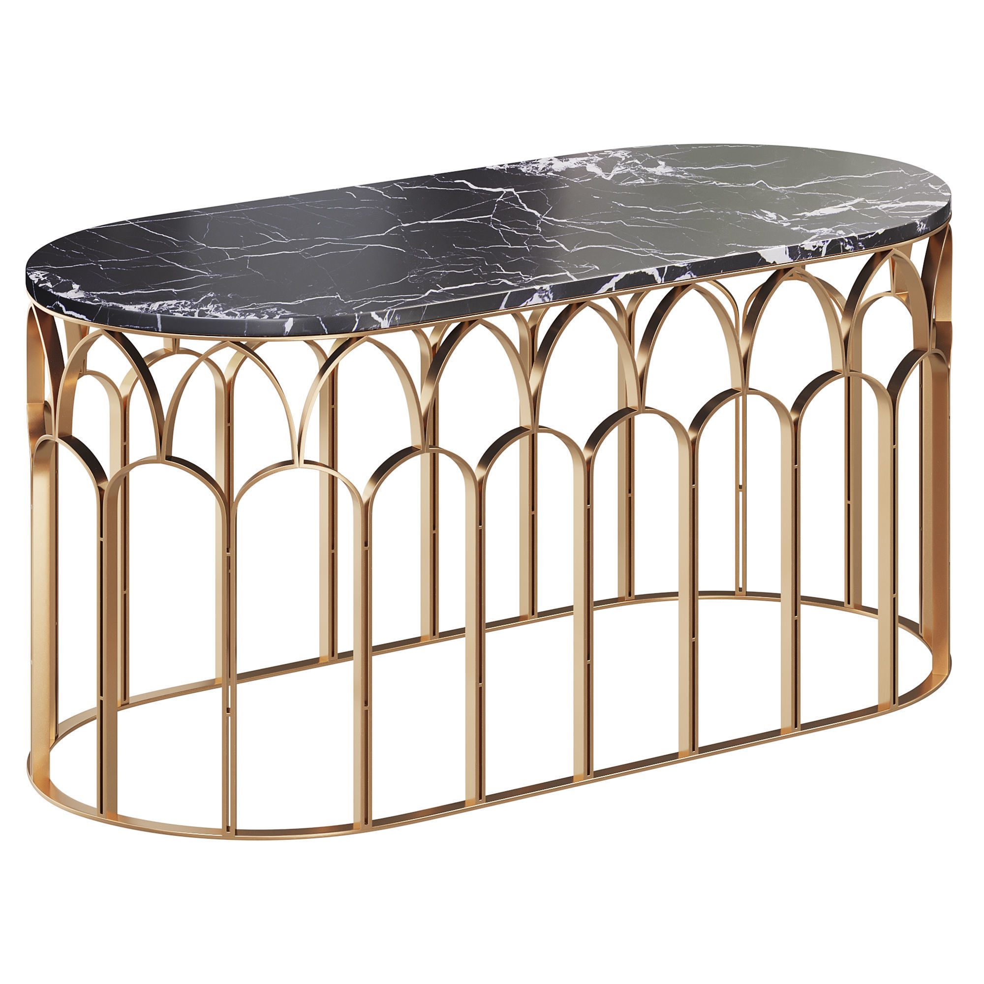 Lauw coffee table by Vicalhome 3D model_1