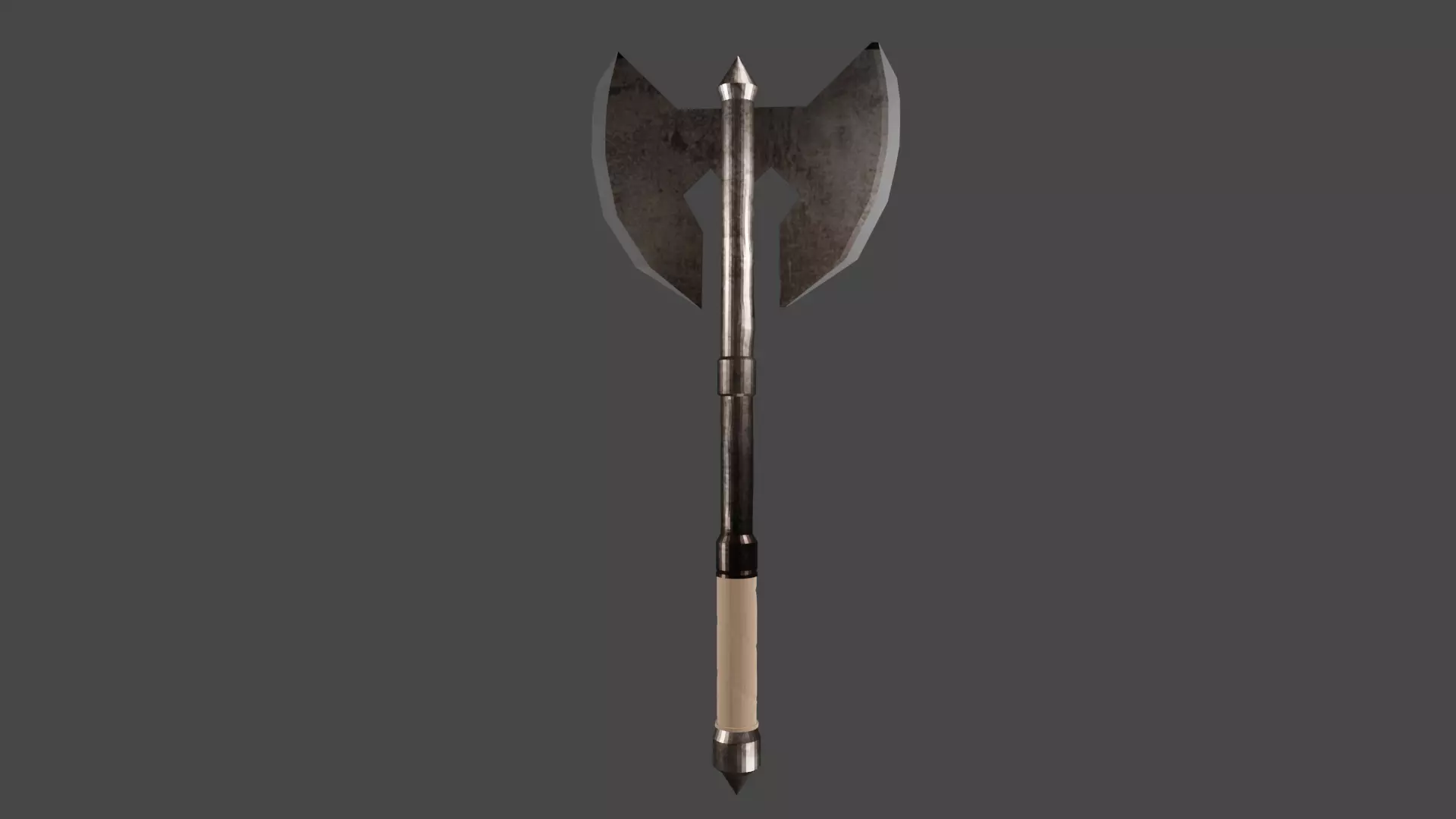 THE AXE Low-poly 3D model_0