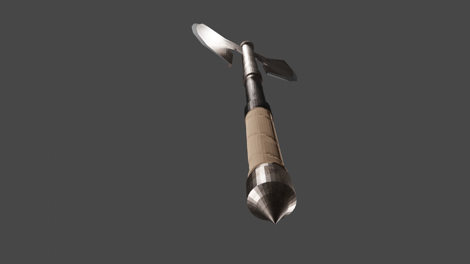 THE AXE Low-poly 3D model_3