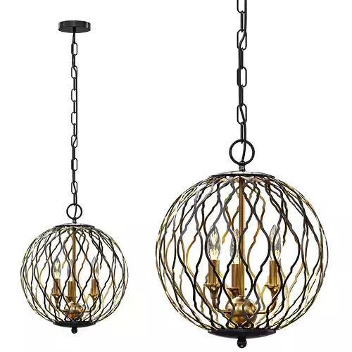 Gilded Glam Pendant By Minka Lavery