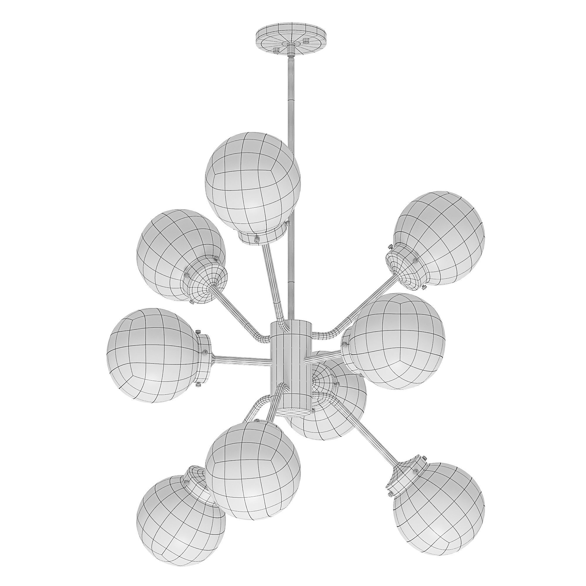 Maru Pendant By Matteo Lighting 3D model_2