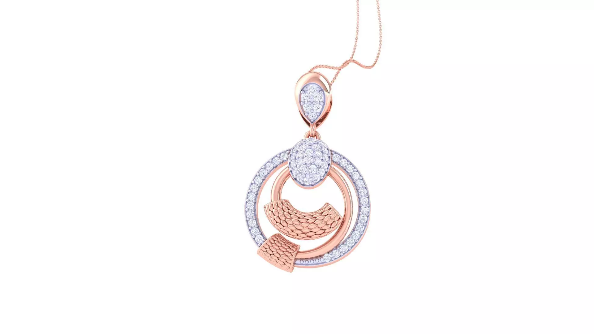 High Jewelry Pendant Necklace 3dm stl 3mf obj glb 3D print model