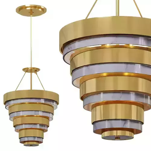 Echelon Chandelier By Lightology 3D model