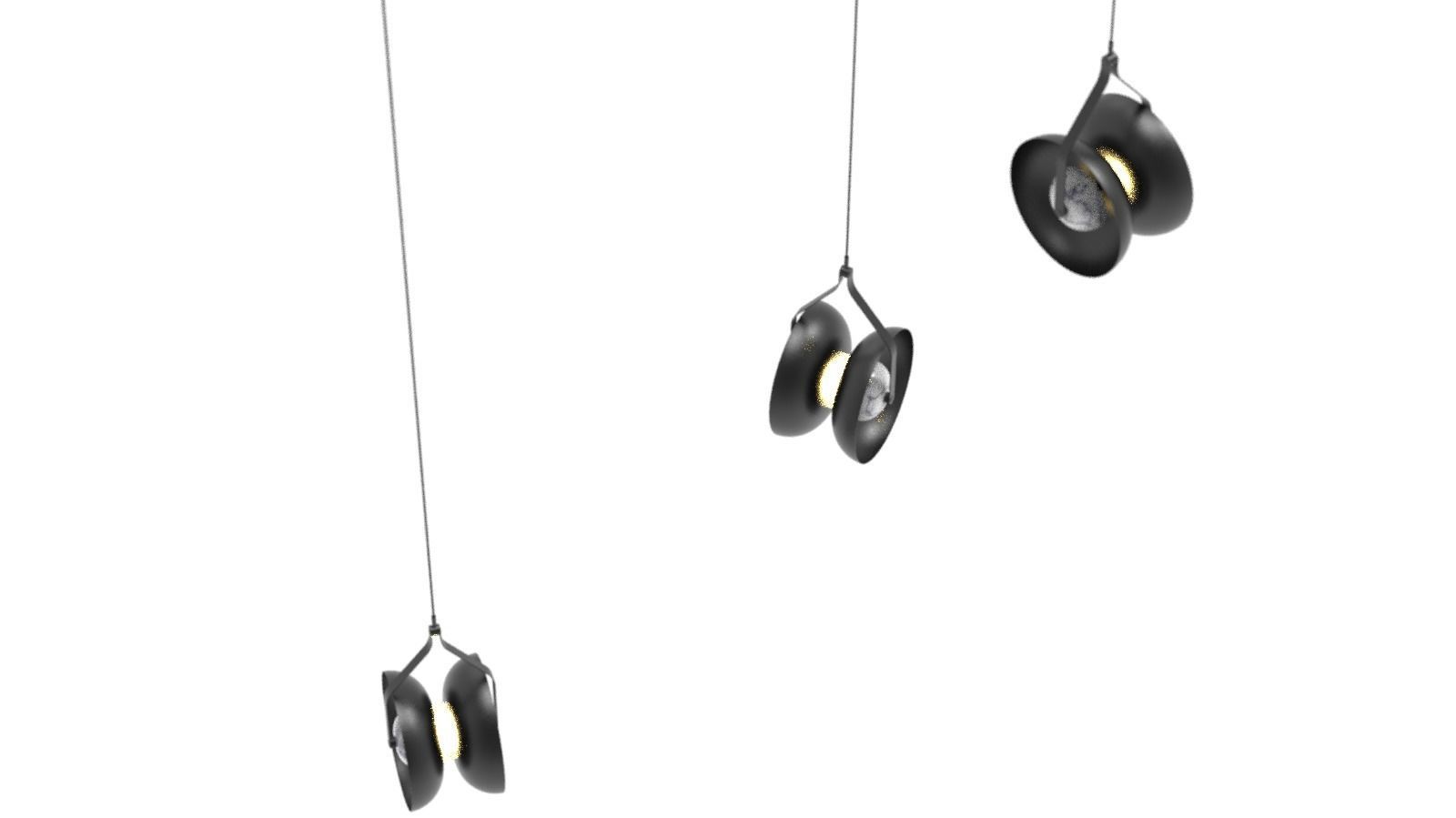 Black Hole COLLECTION  PENDANT LAMP NO01 3D model_1