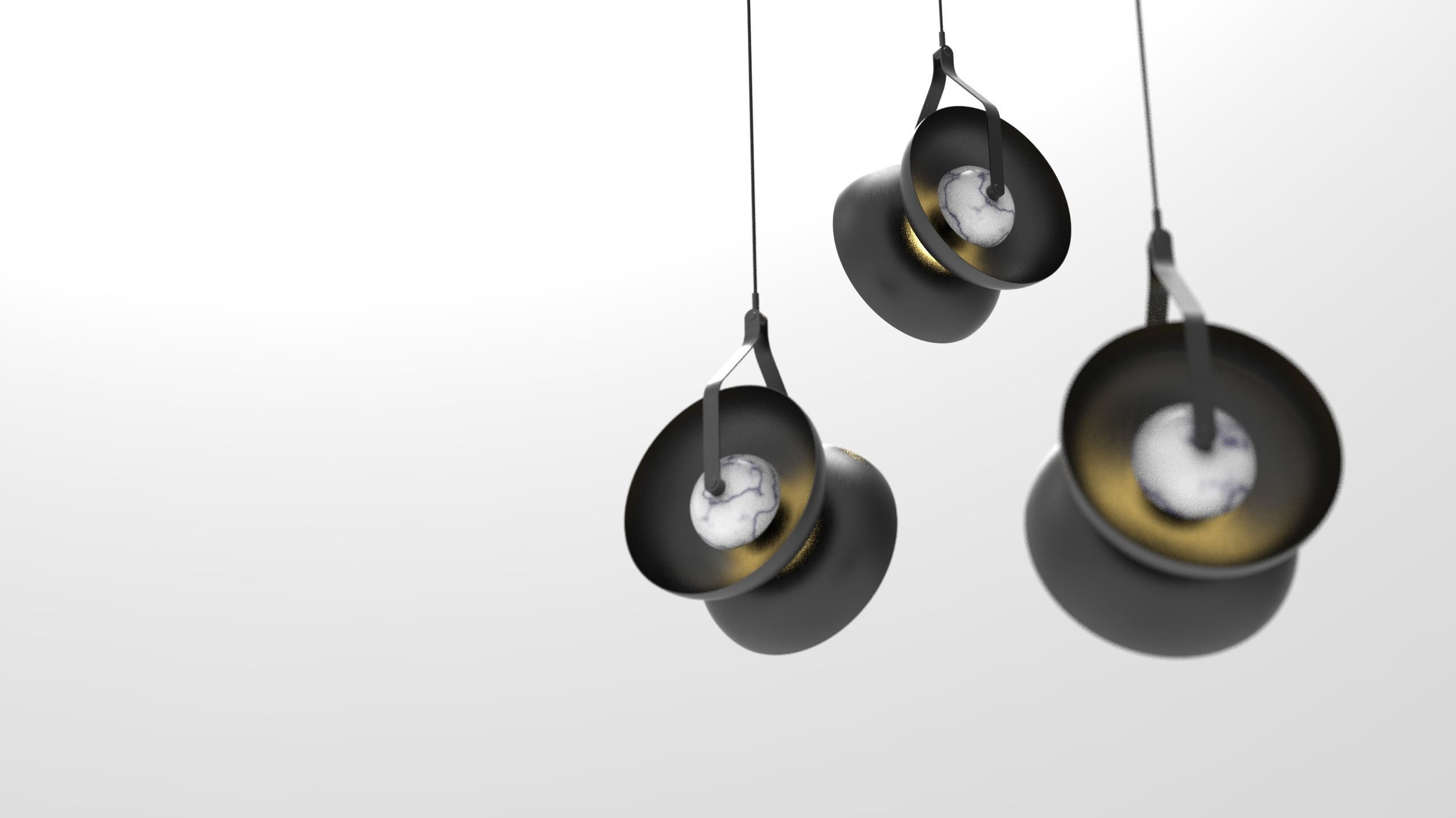 Black Hole COLLECTION  PENDANT LAMP NO01 3D model_6
