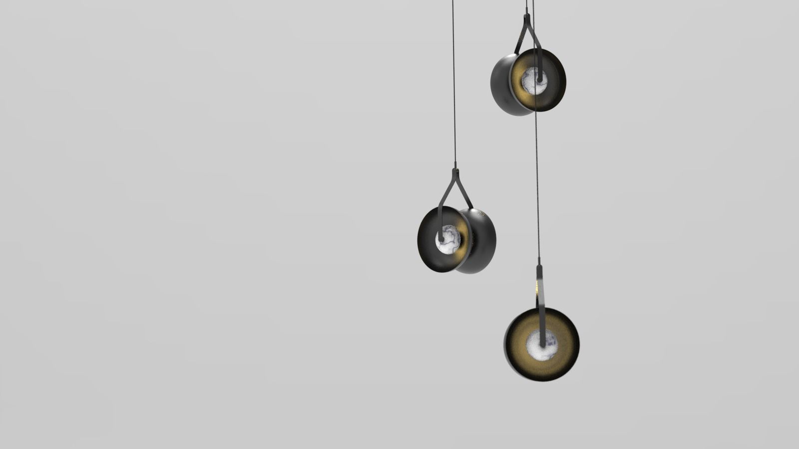 Black Hole COLLECTION  PENDANT LAMP NO01 3D model_2