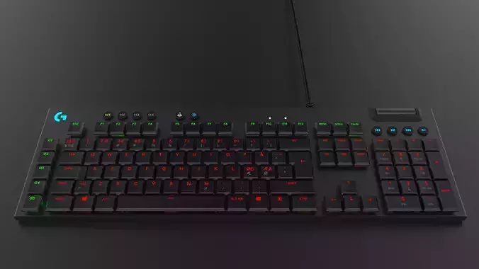 Super detailed gaming keyboard - Logitech G815 3D model