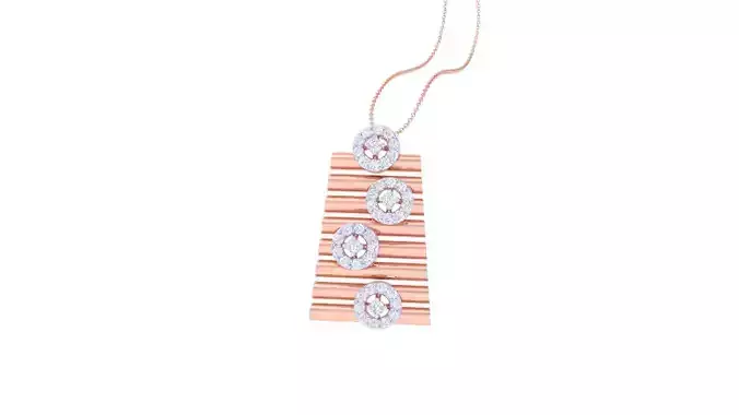 High Jewelry Pendant Necklace 3dm stl 3mf obj glb