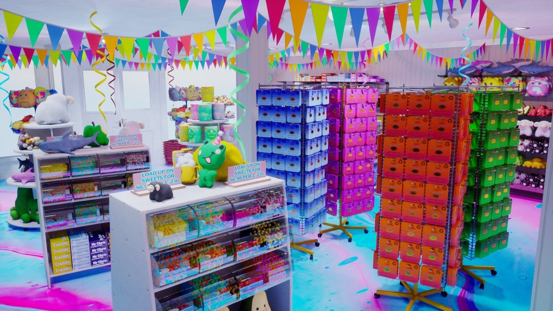 Candy and Toy Store Low-poly 3D model_11