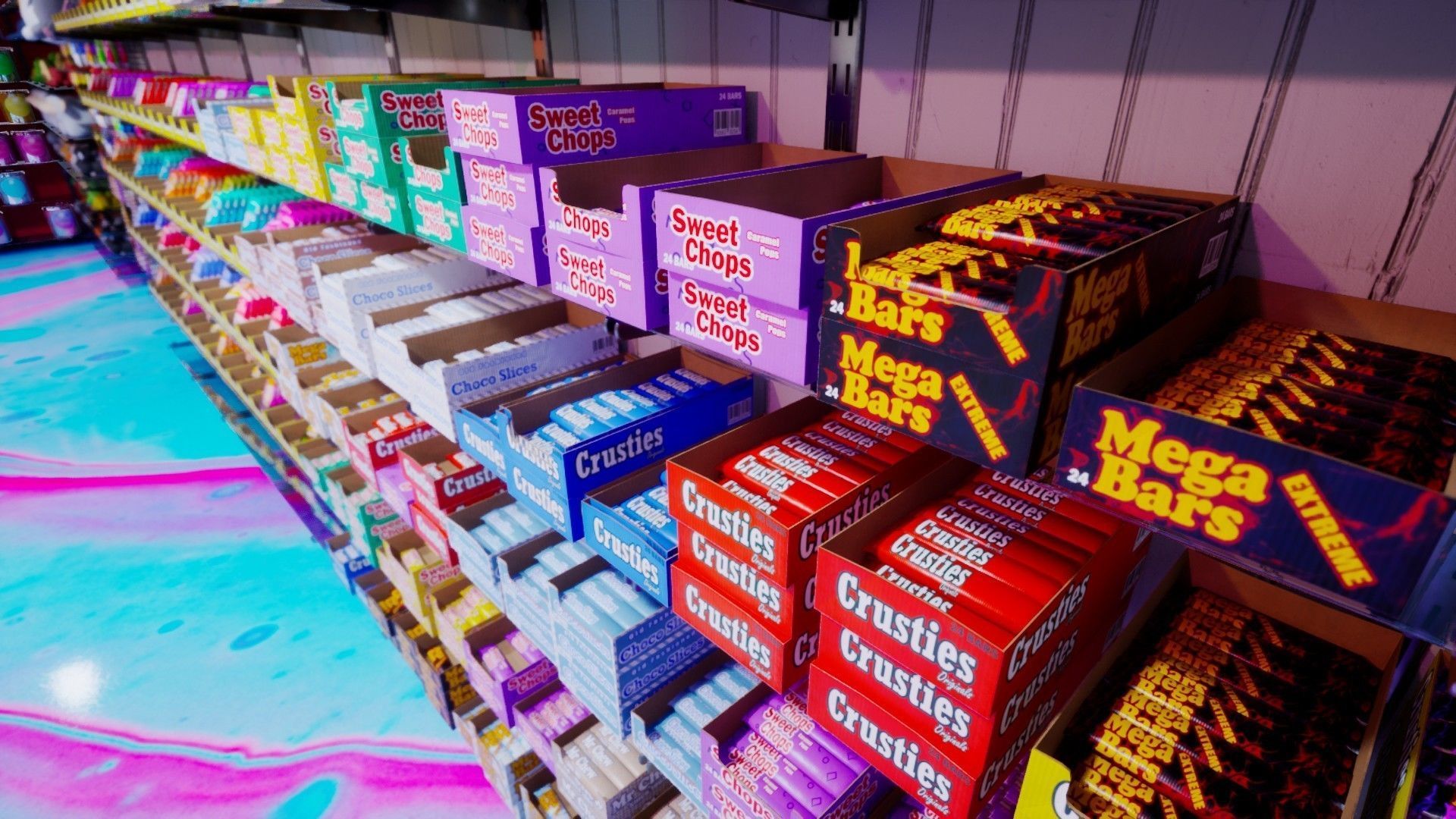 Candy and Toy Store Low-poly 3D model_3