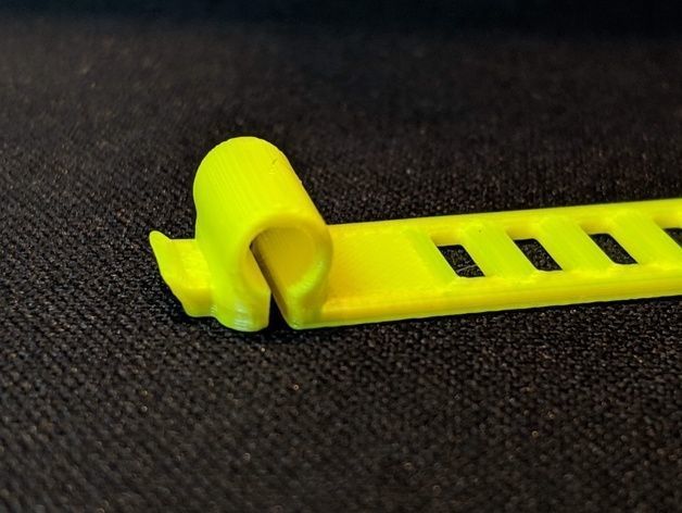 Customizable Clip-On Cable Tie 3D print model_5