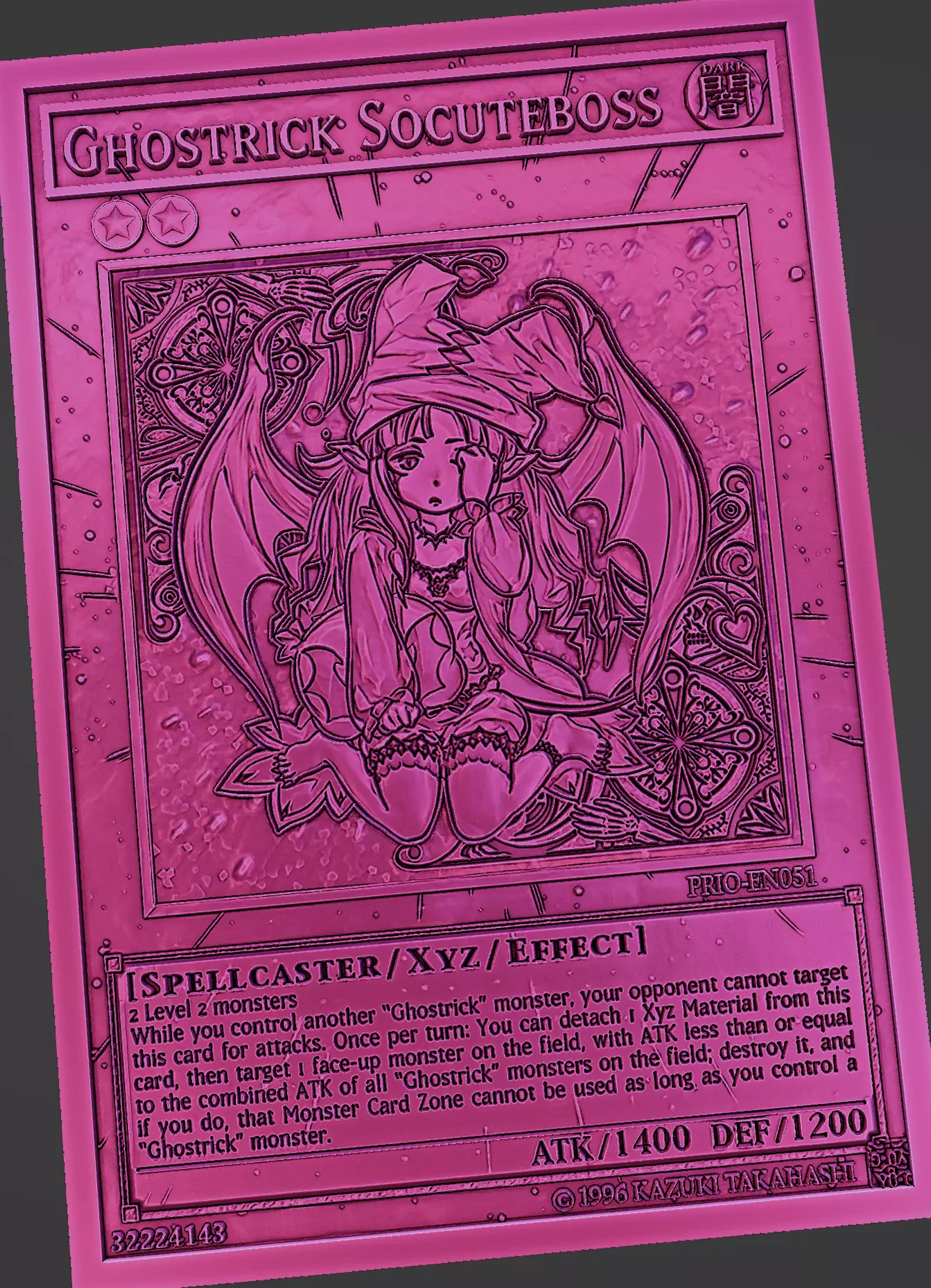 GHOSTRICK SOCUTEBOSS - YUGIOH 3D print model
