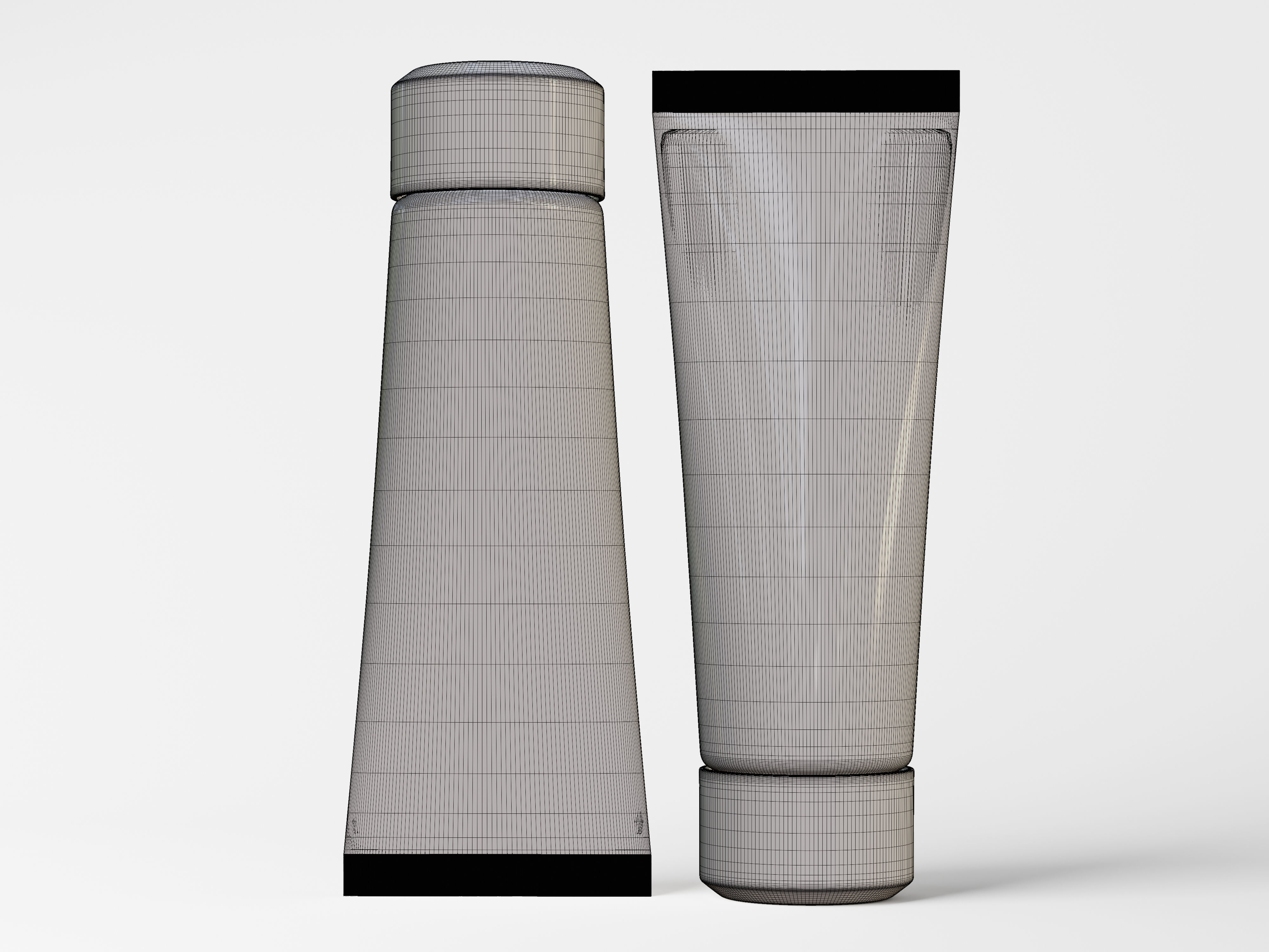 Cosmetic Tube Packaging Low-poly 3D model_9