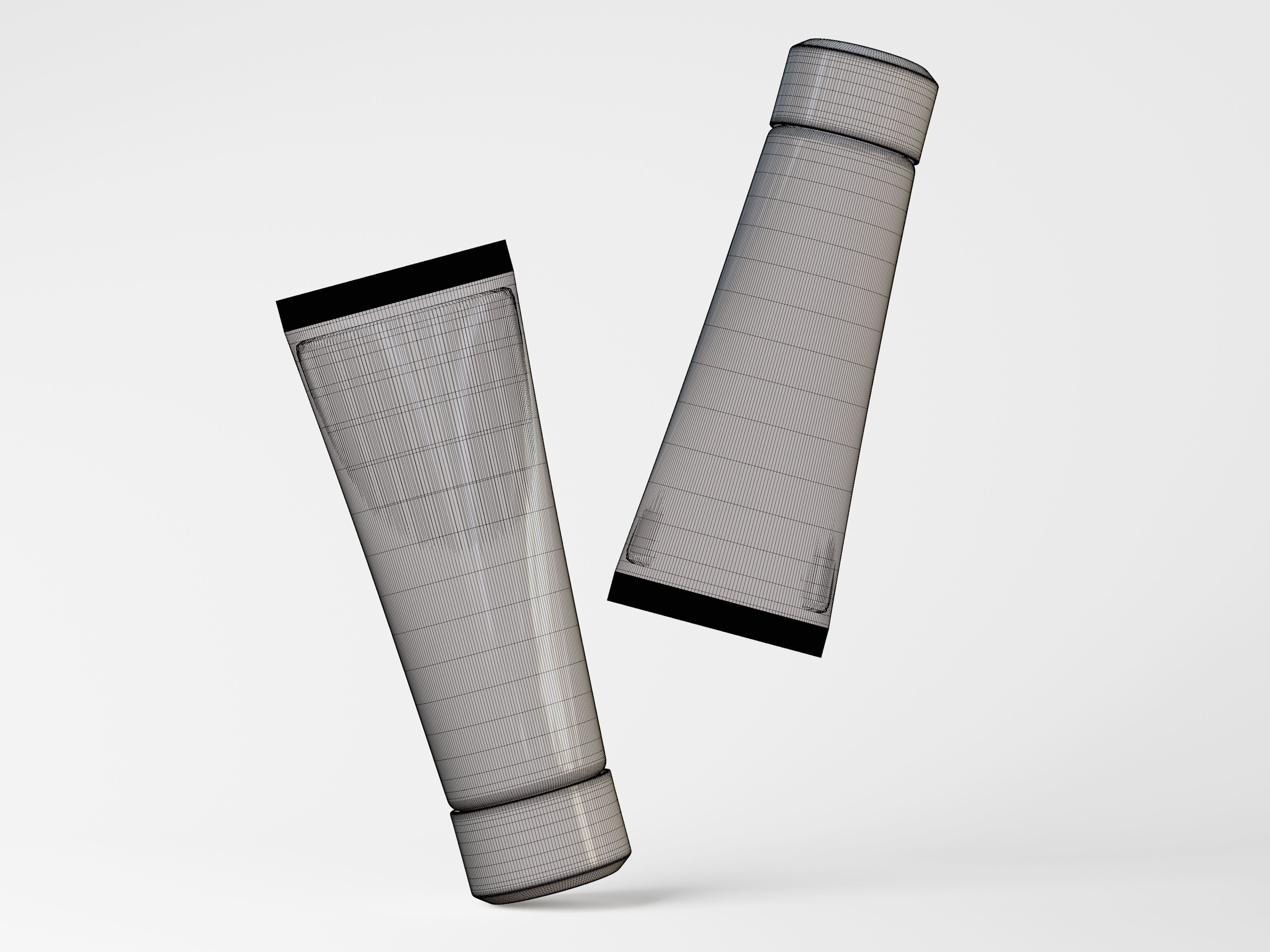 Cosmetic Tube Packaging Low-poly 3D model_1