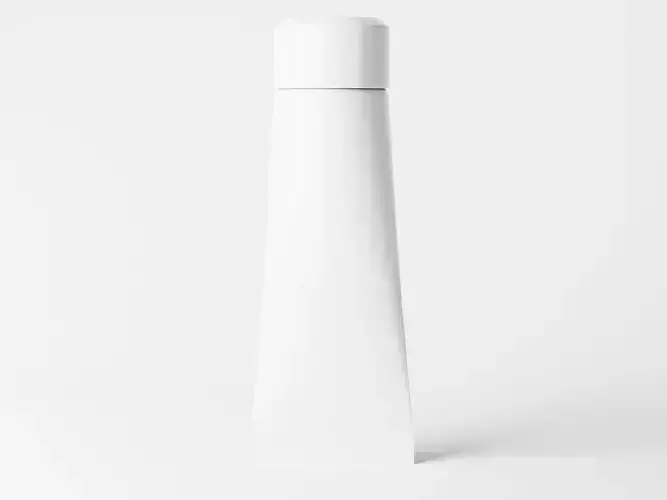 Cosmetic Tube Packaging Low-poly 3D model