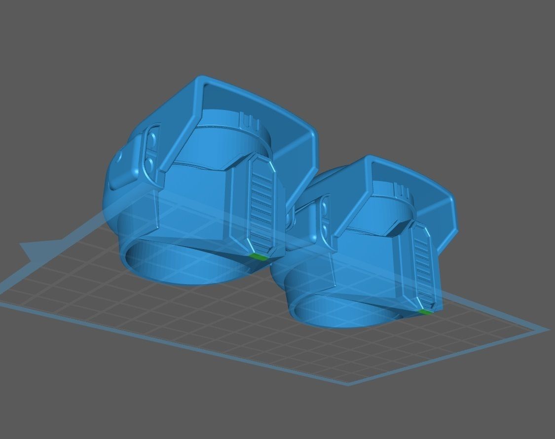 Imperial Storm Commando Helmet for sixth scale custom figures 3D print model_8