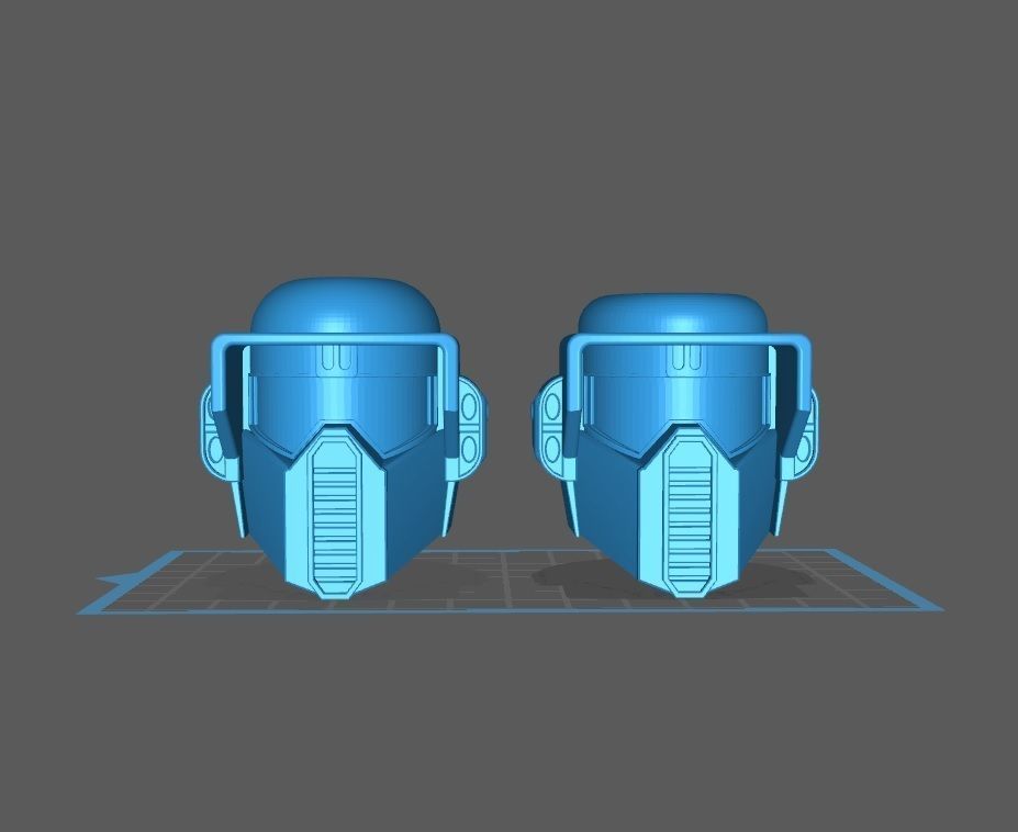 Imperial Storm Commando Helmet for sixth scale custom figures 3D print model_3