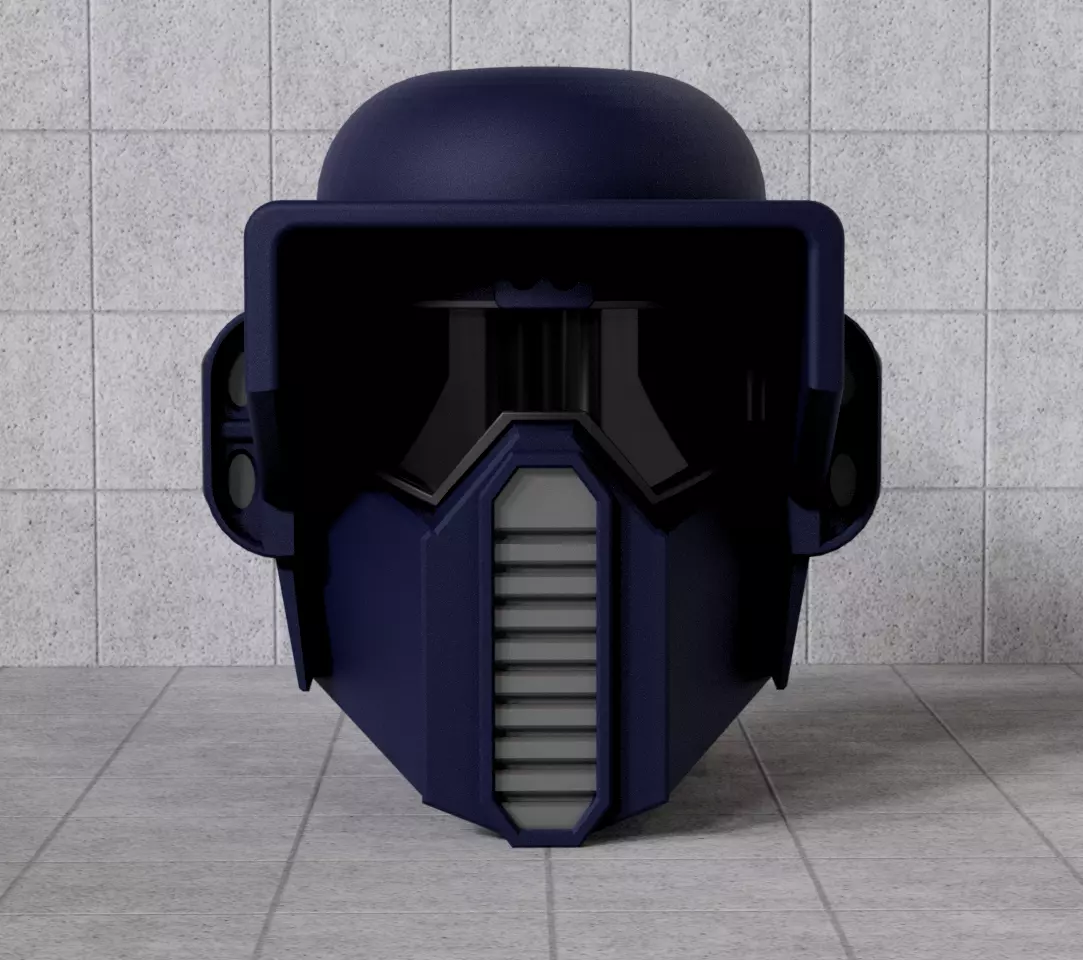 Imperial Storm Commando Helmet for sixth scale custom figures 3D print model_0