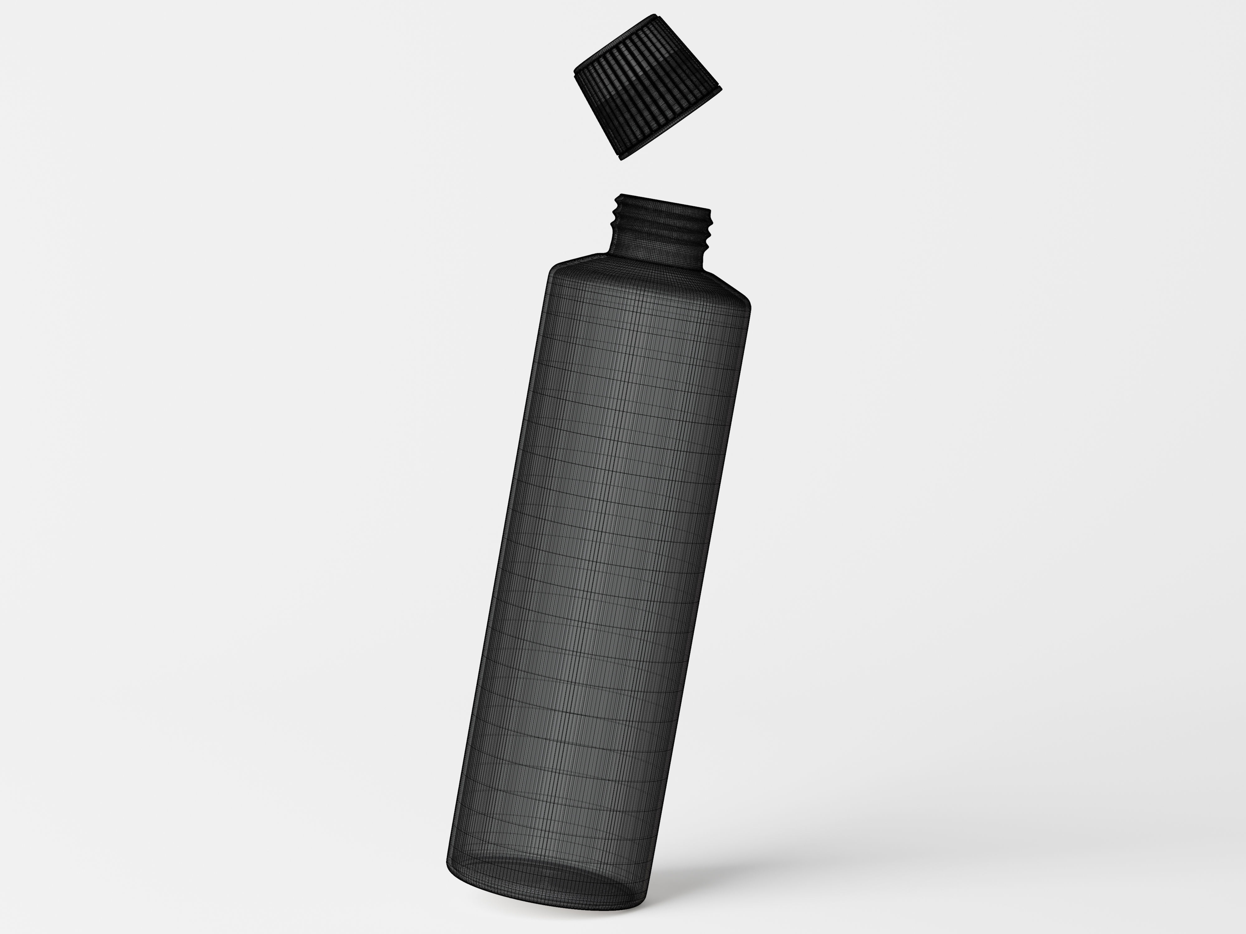 Cosmetic Bottle Packaging Low-poly 3D model_8