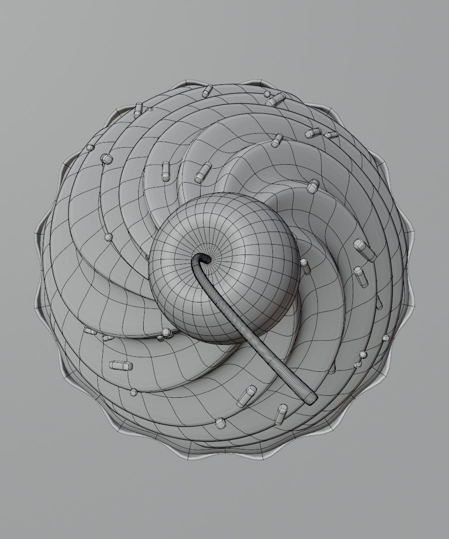 Cupcake with cherry  set 3D model_20