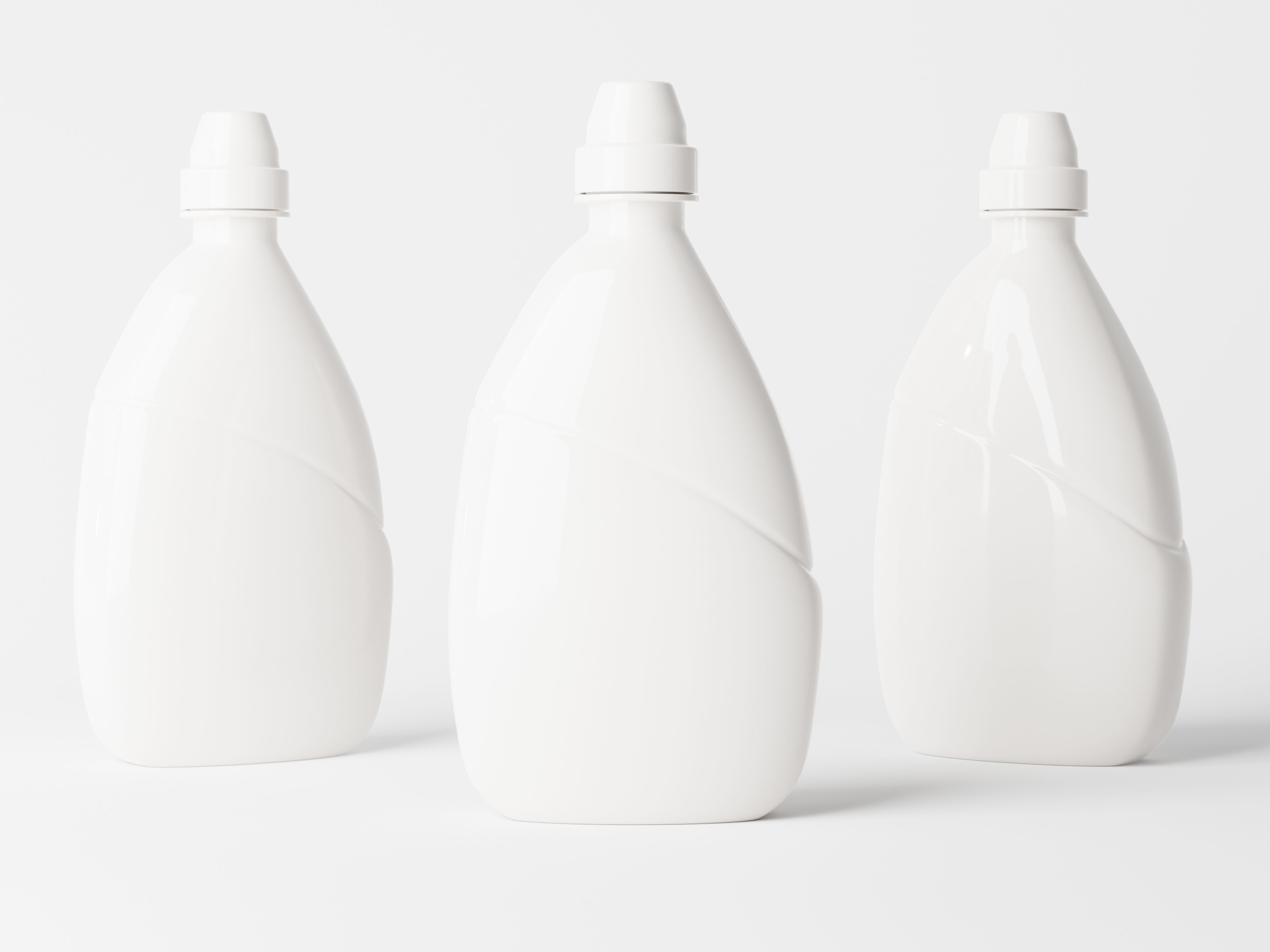 Cleaning Product Bottle Packaging Low-poly 3D model_2