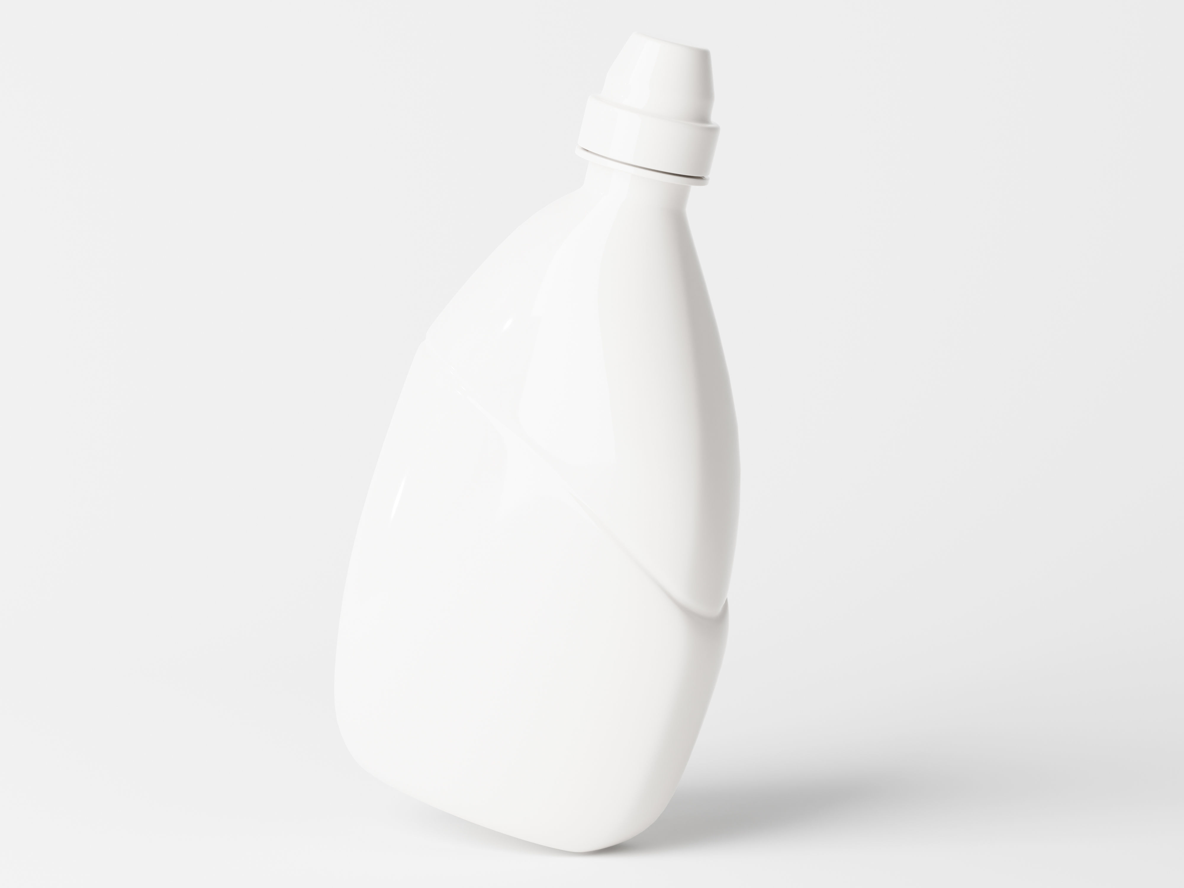 Cleaning Product Bottle Packaging Low-poly 3D model_3