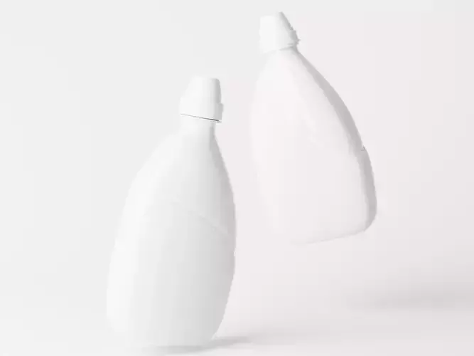 Cleaning Product Bottle Packaging Low-poly 3D model