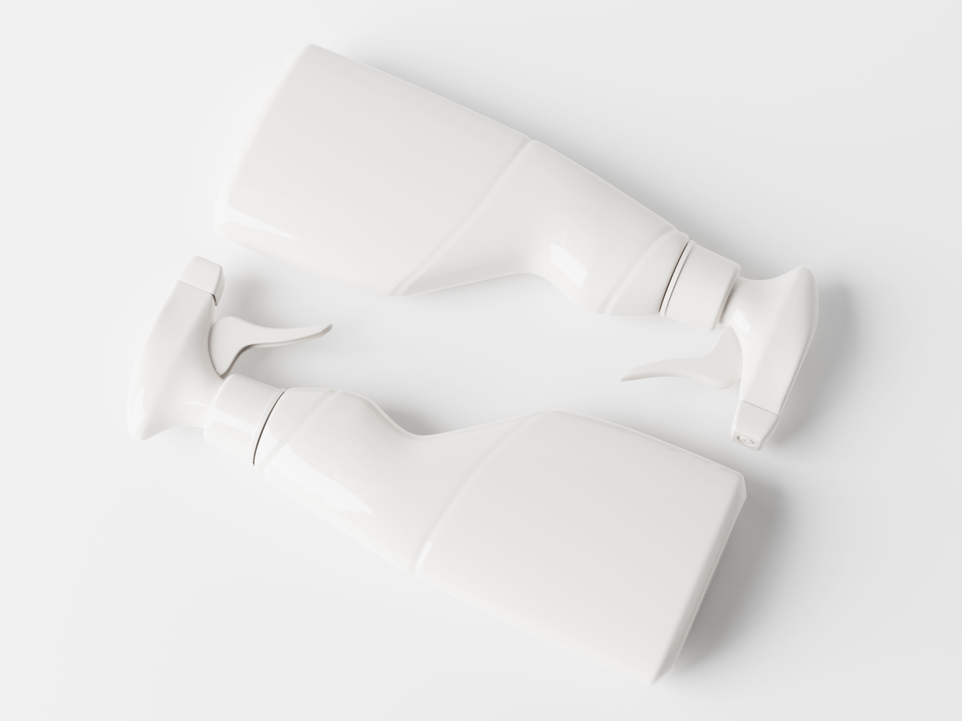 Cleaning Product Spray Bottle Packaging Low-poly 3D model_6