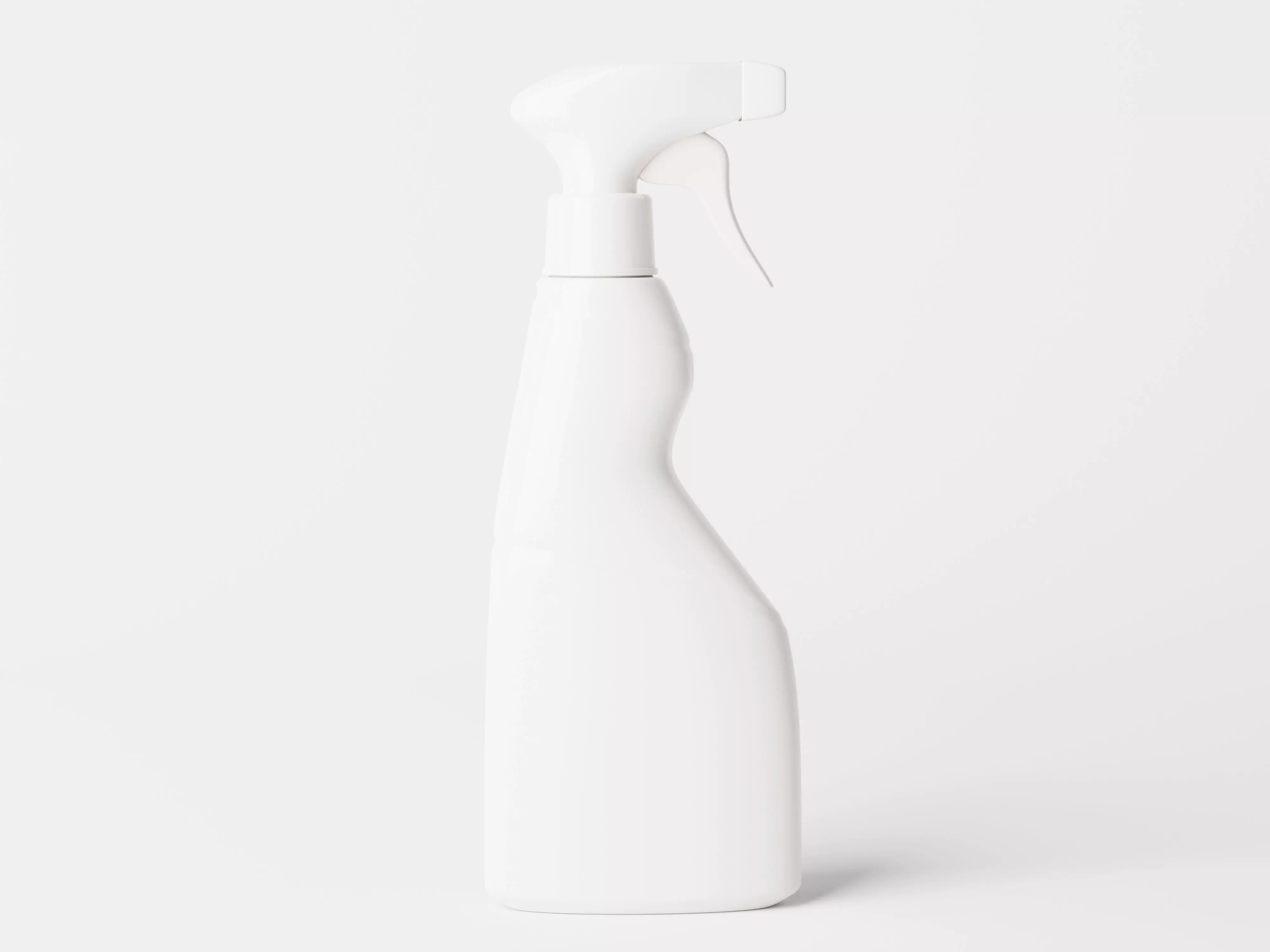 Cleaning Product Spray Bottle Packaging Low-poly 3D model_0