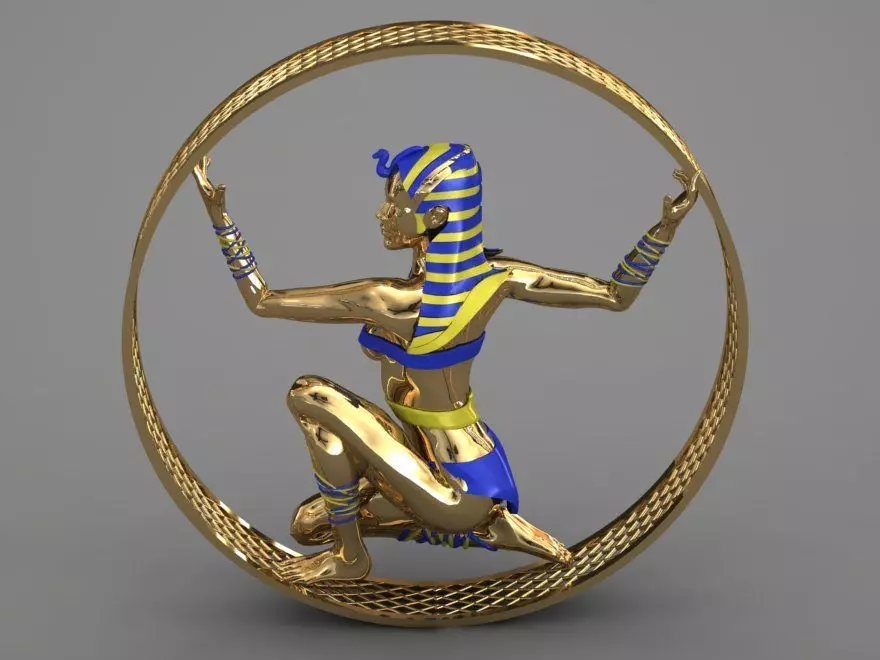 Cleopatra life circle 3D print model