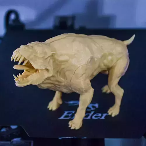 Fallout 4 Mutant Hound 3D print model