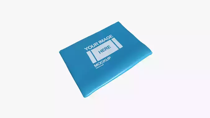 Newspaper A01 - Blank Mock Up Basic Template Low-poly 3D model