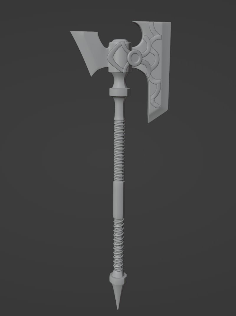 Great Axe 3D model_4
