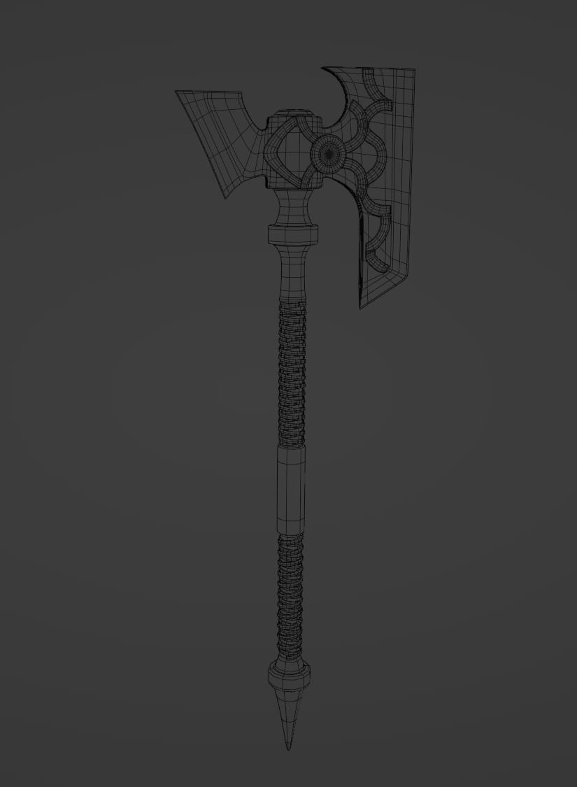 Great Axe 3D model_5