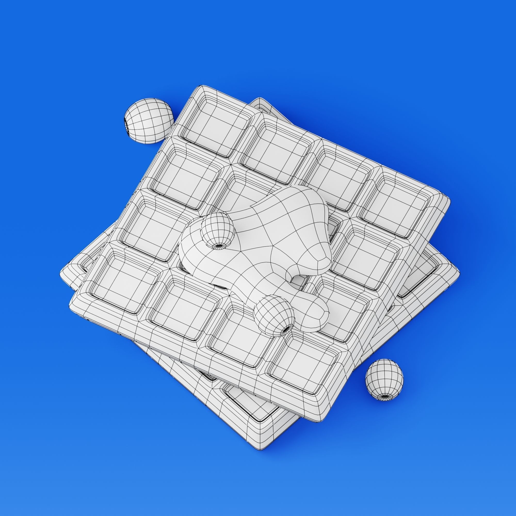 Stylized Food 3D Model Pack 3D model_28