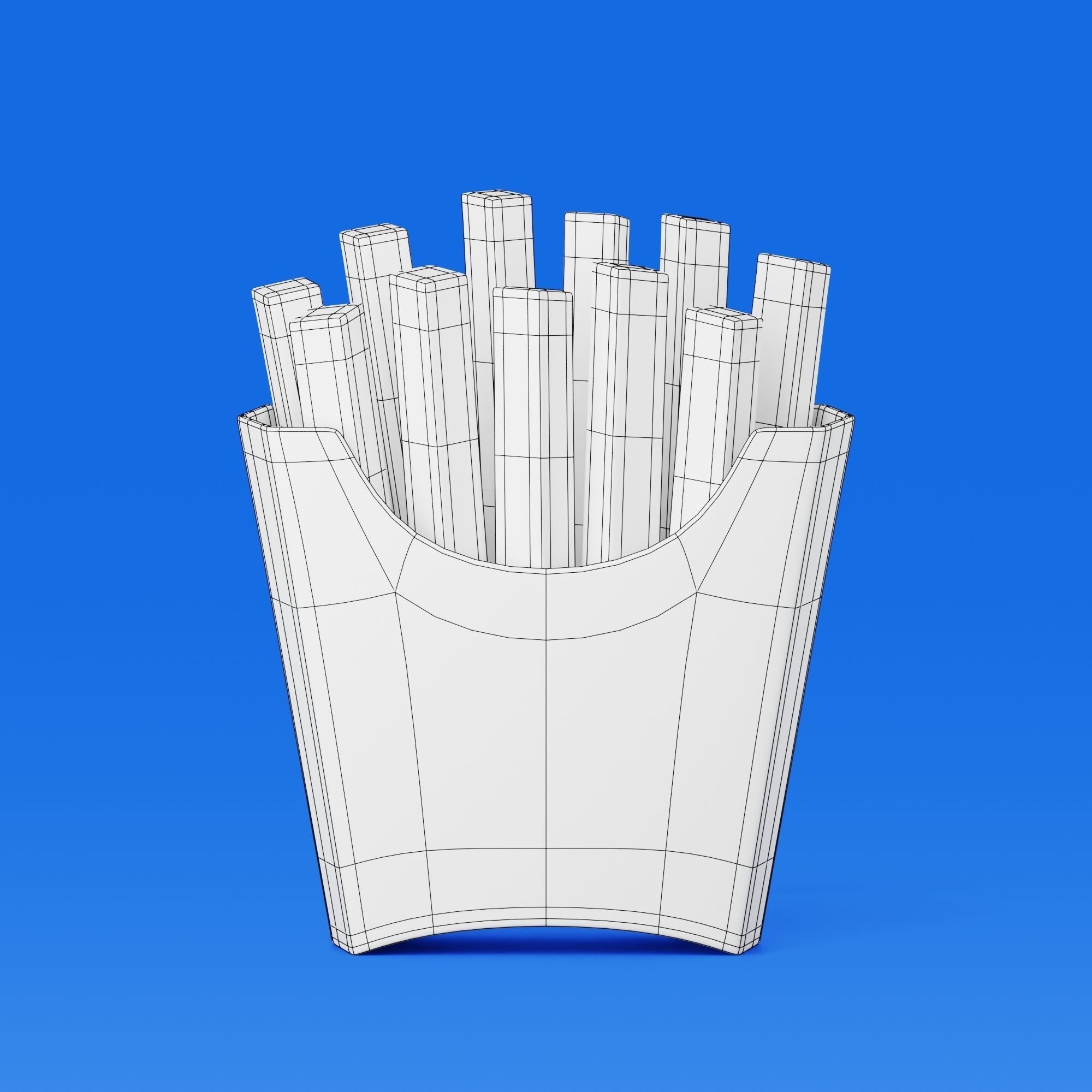 Stylized Food 3D Model Pack 3D model_6