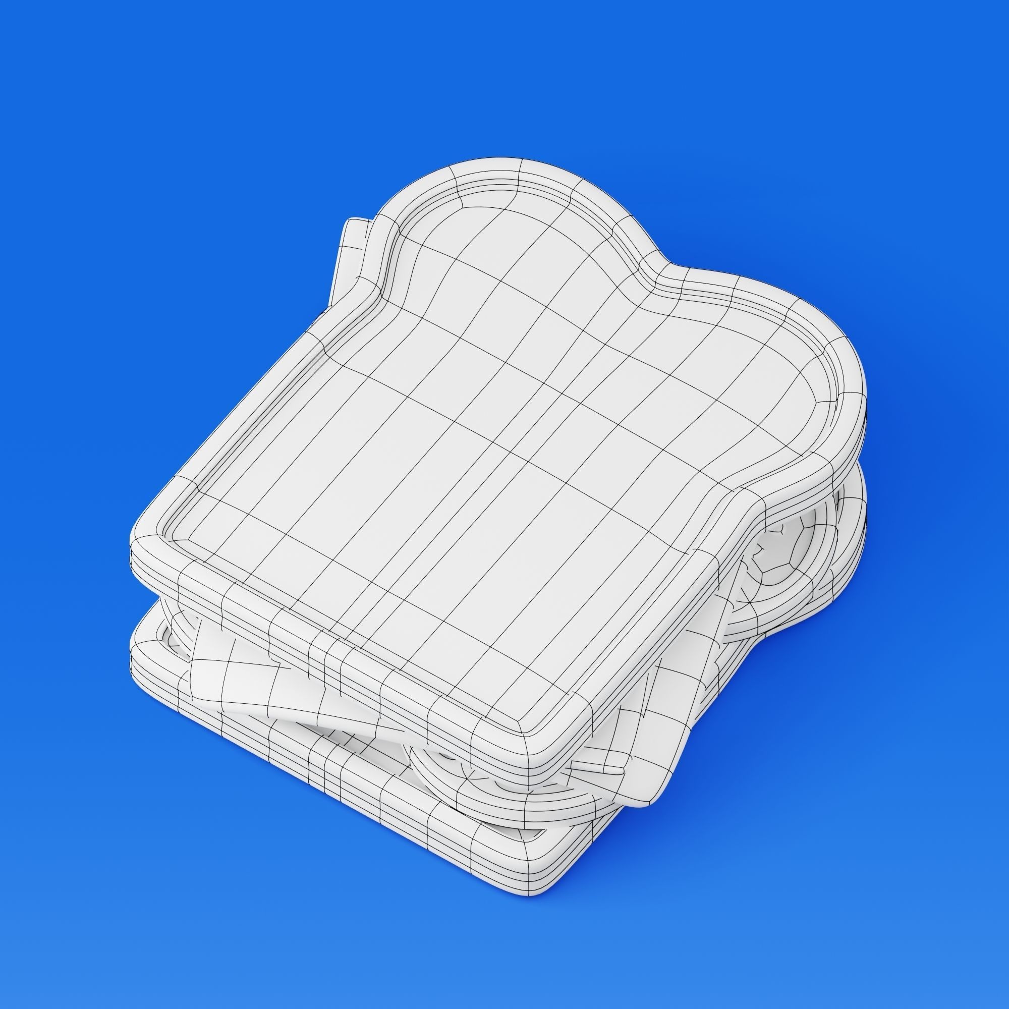 Stylized Food 3D Model Pack 3D model_18
