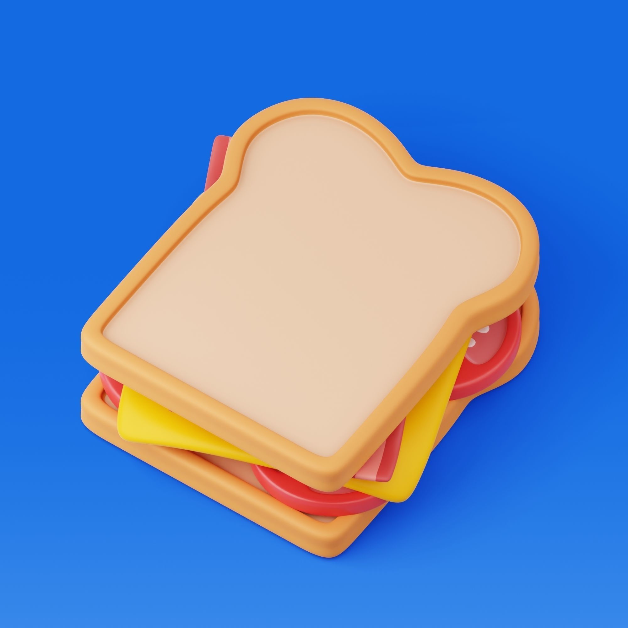 Stylized Food 3D Model Pack 3D model_17