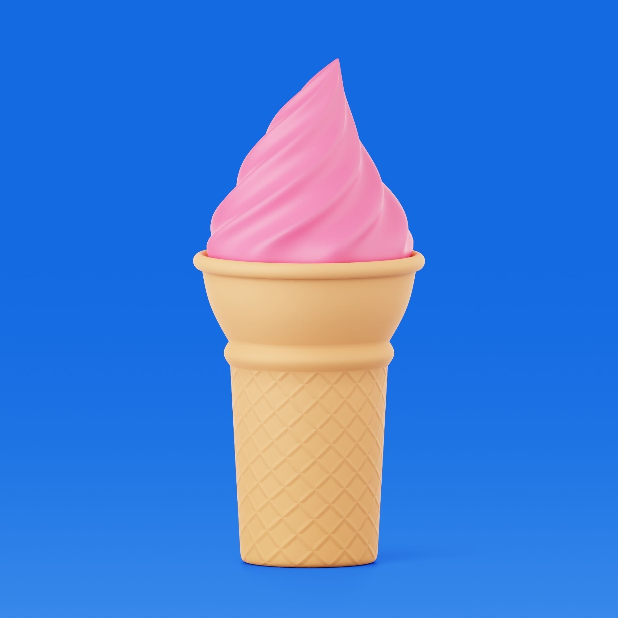 Stylized Food 3D Model Pack 3D model_23
