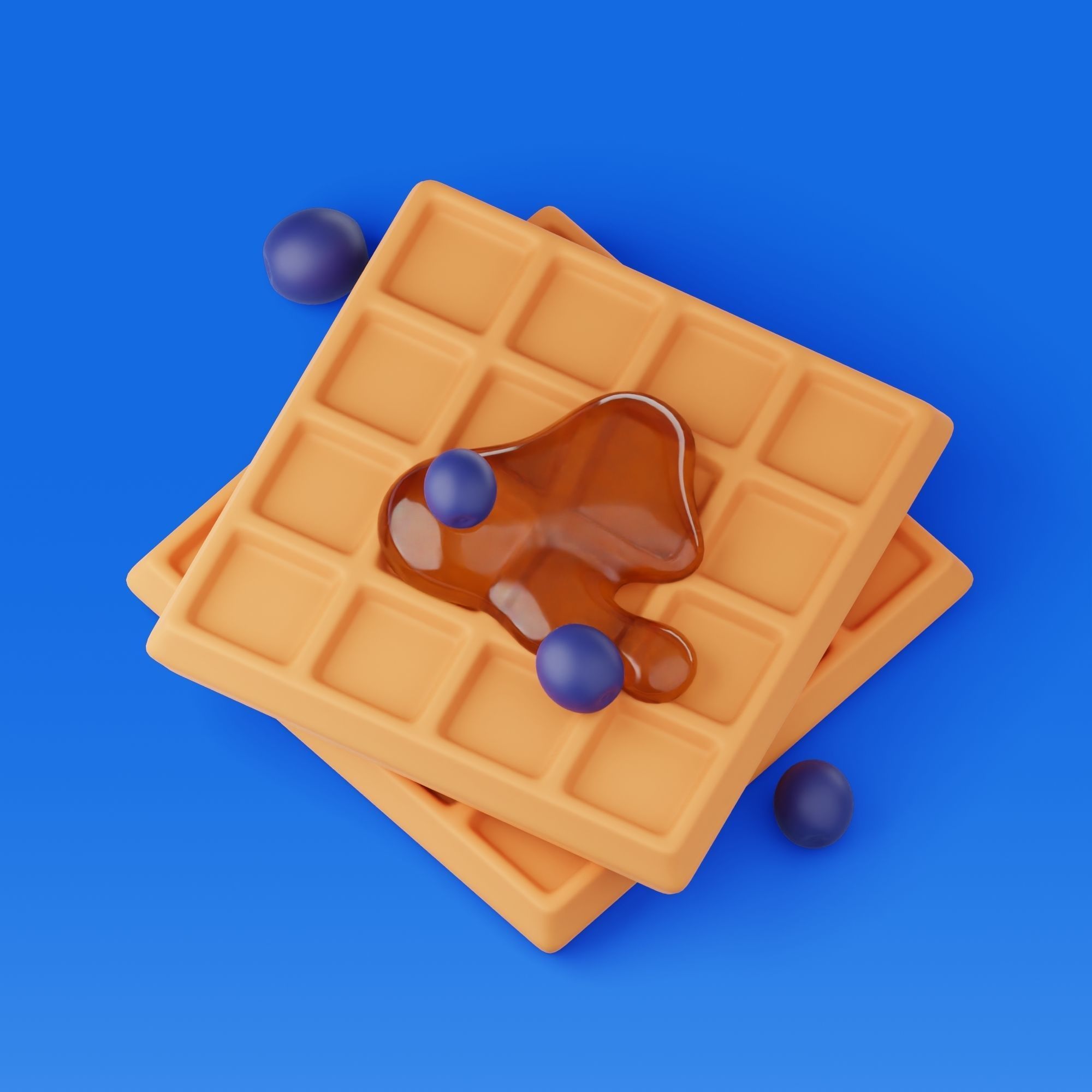 Stylized Food 3D Model Pack 3D model_27