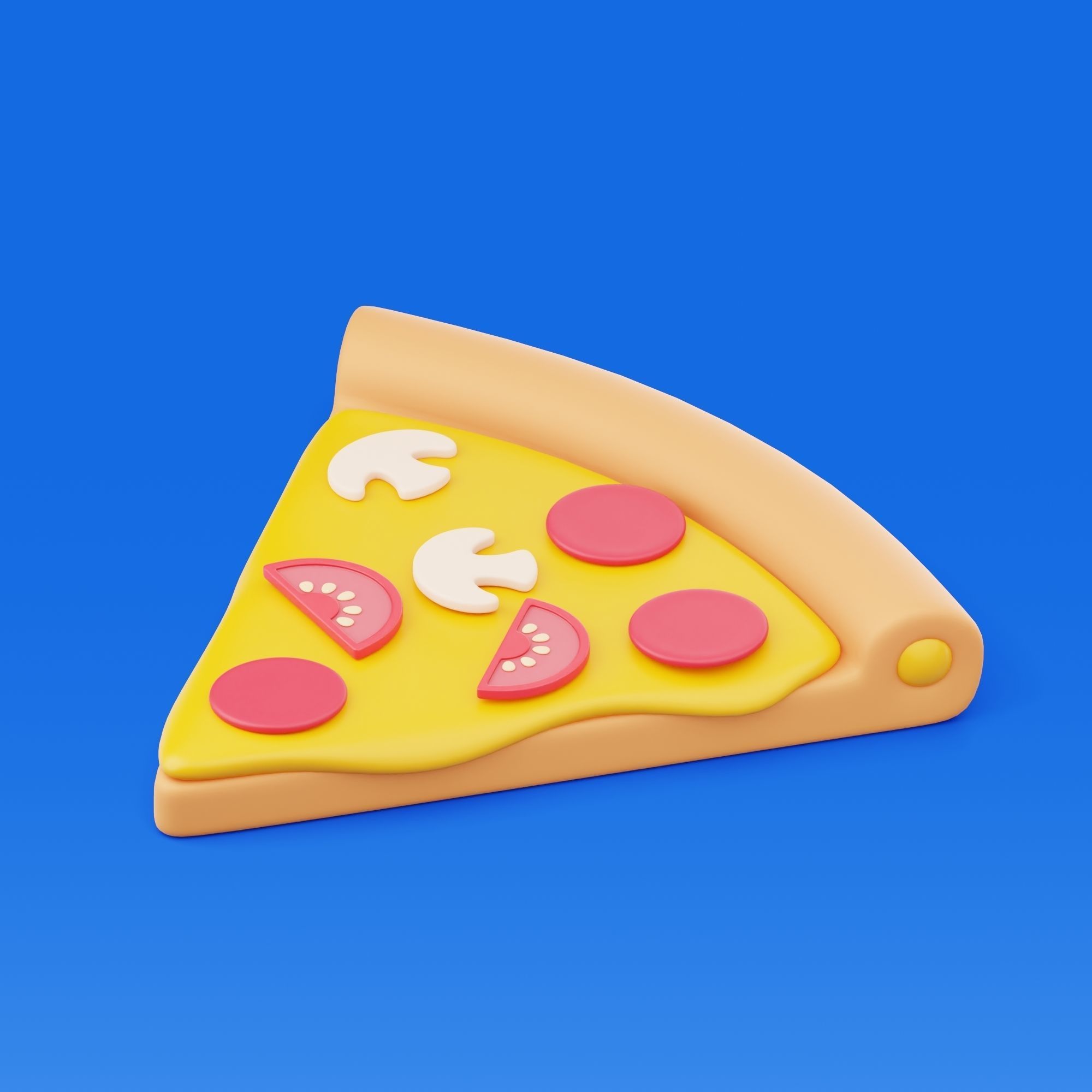 Stylized Food 3D Model Pack 3D model_7