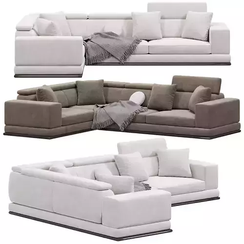 Met Corner Sofa by lazzoni