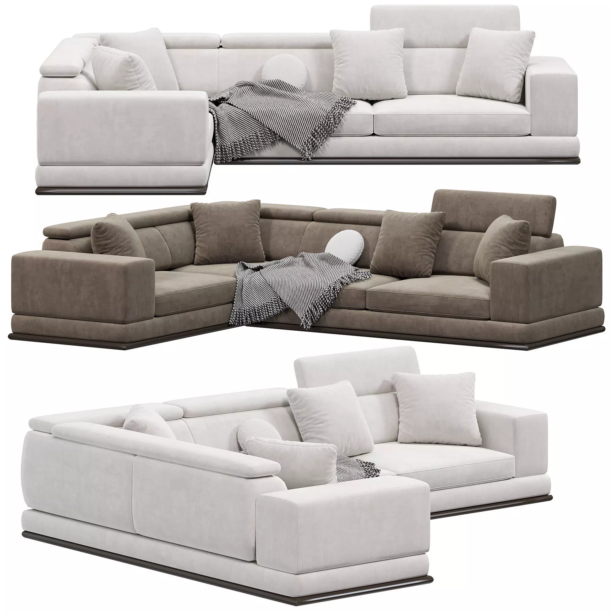 Met Corner Sofa by lazzoni 3D model_0