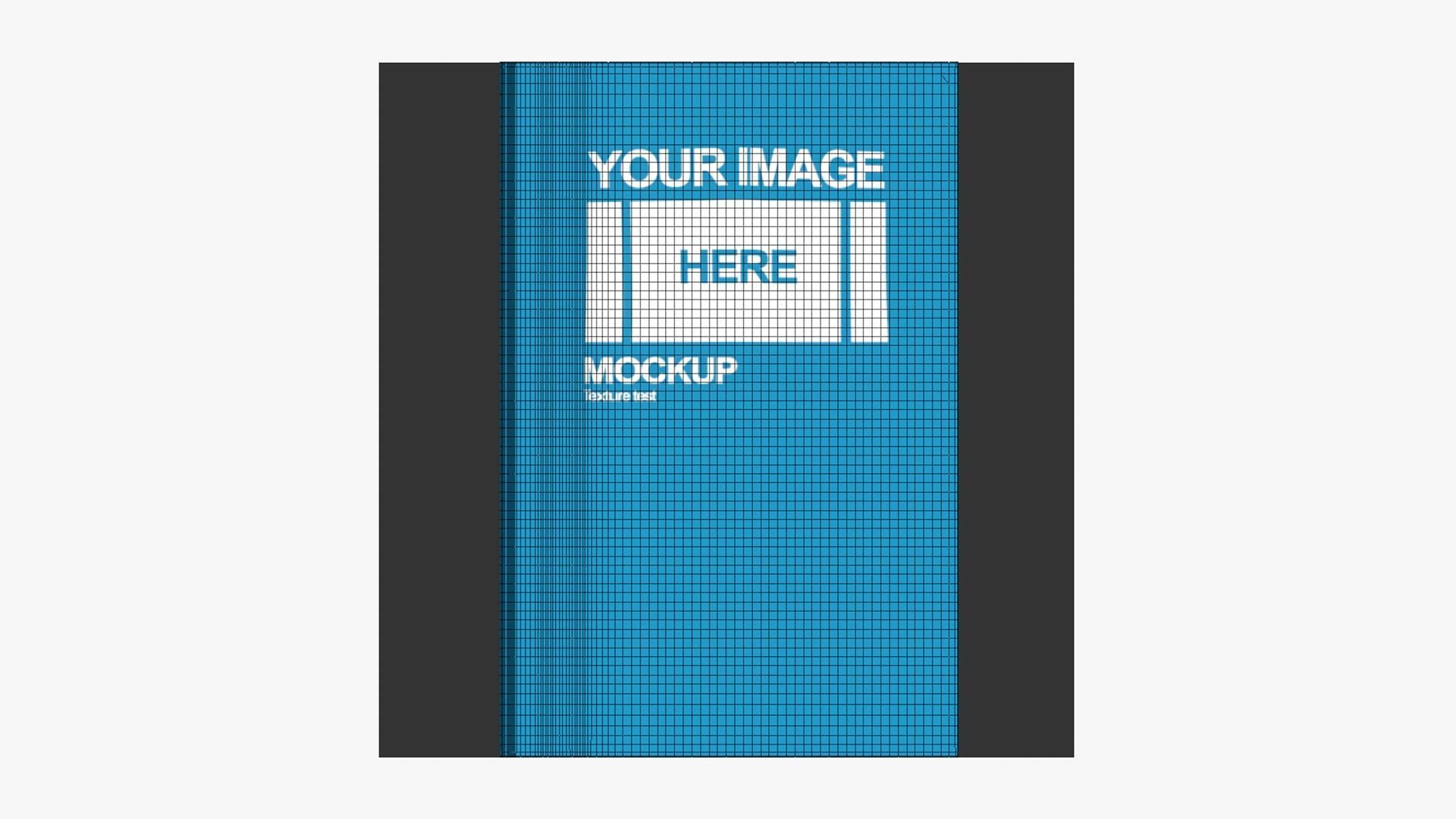 Newspaper A02 - Blank Mock Up Basic Template Low-poly 3D model_10