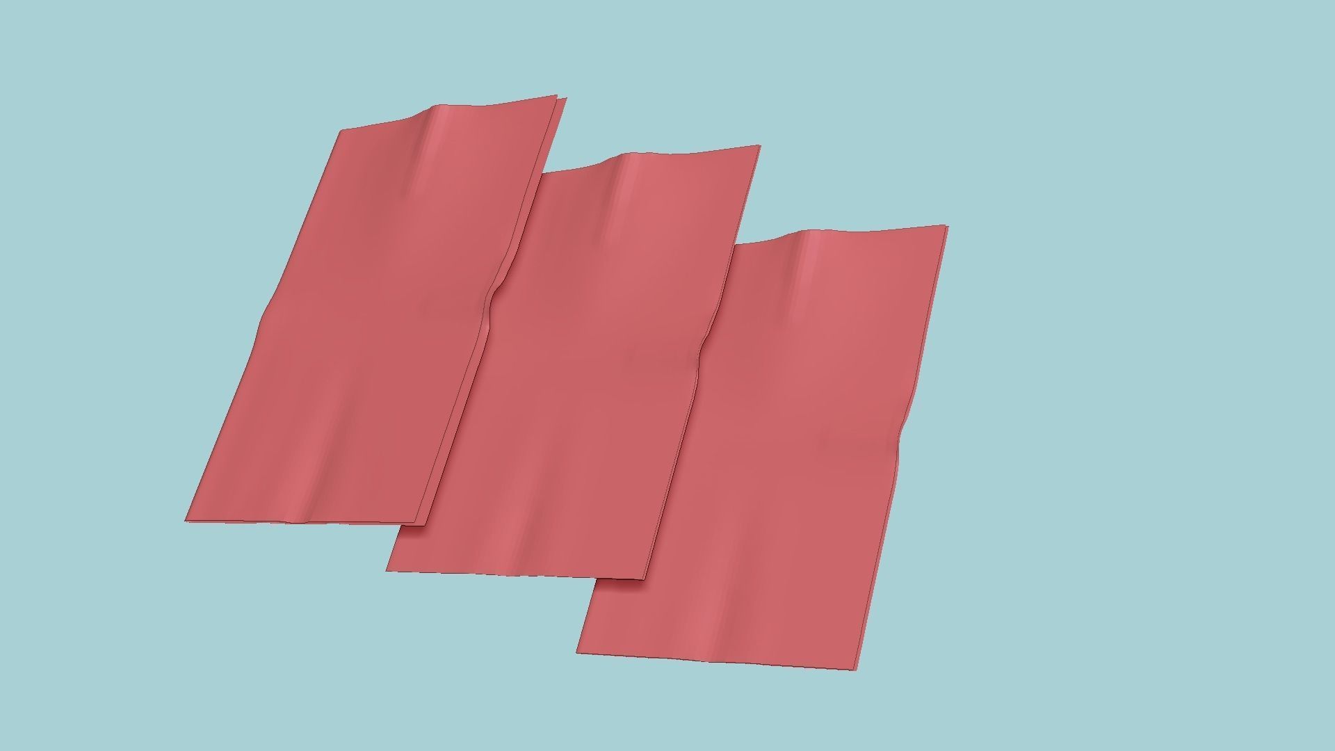 Newspaper A02 - Blank Mock Up Basic Template Low-poly 3D model_12