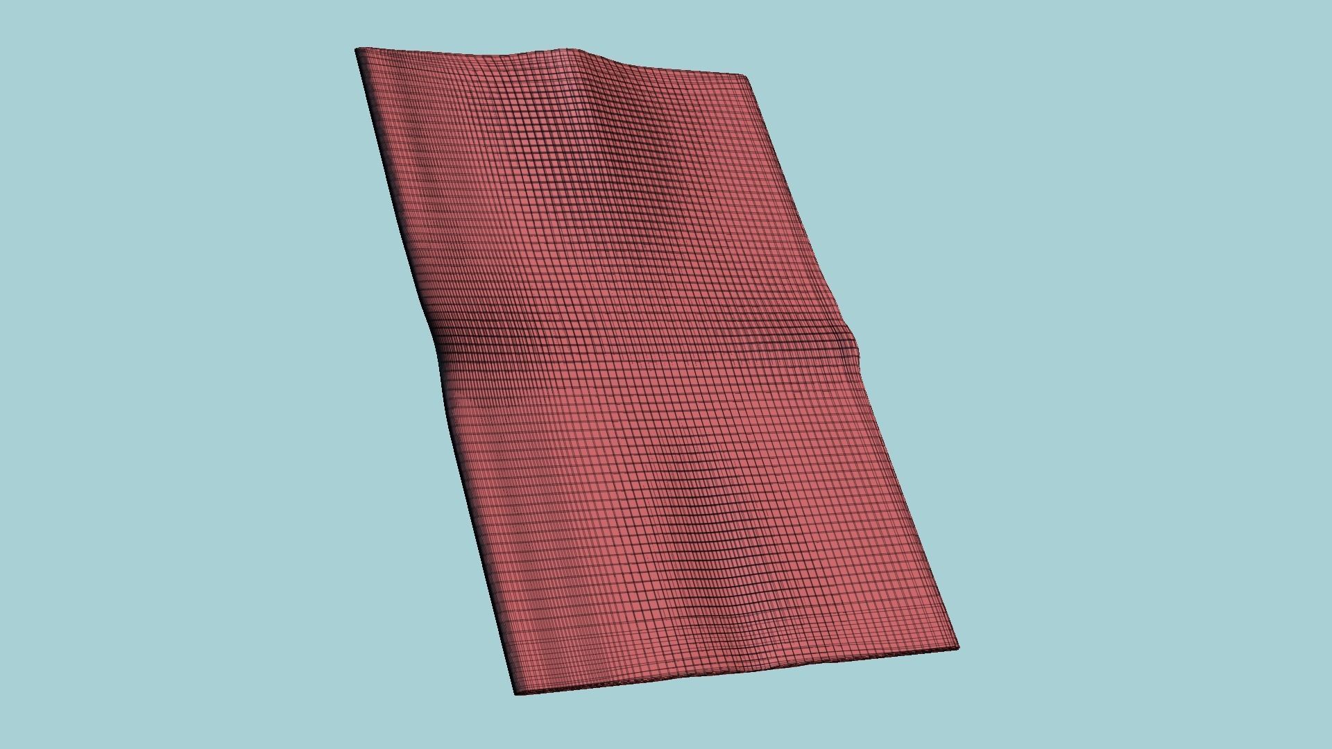 Newspaper A02 - Blank Mock Up Basic Template Low-poly 3D model_14