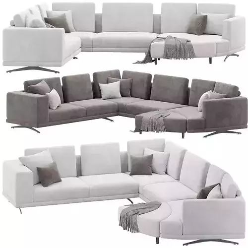 Mix Corner Sofa with by lazzoni